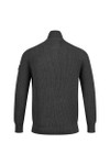 Luke 1977 Mens Grey Watton 1/4 Zip Jumper
