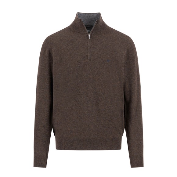 Troyer 1/4 Zip Merino Cashmere Jumper