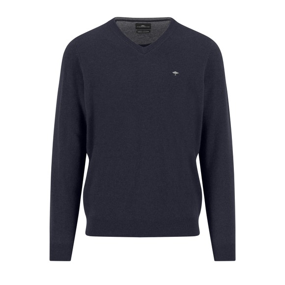 V Neck Merino Cashmere Jumper