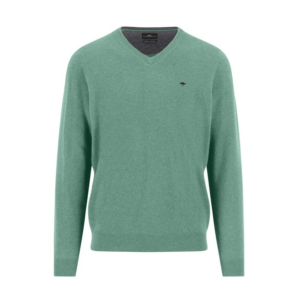 V Neck Merino Cashmere Jumper