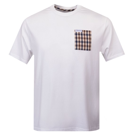 Aquascutum Mens White Active Icon T-Shirt main image