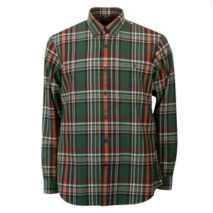 Custom Fit Plaid Twill Shirt