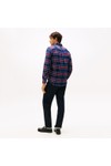 Tommy Hilfiger Mens Blue Hero Flannel Tartan Check Shirt