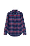 Tommy Hilfiger Mens Blue Hero Flannel Tartan Check Shirt