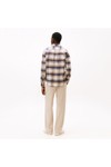 Tommy Hilfiger Mens Beige Hero Flannel Tartan Check Shirt