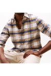 Tommy Hilfiger Mens Beige Hero Flannel Tartan Check Shirt