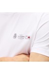 Tommy Hilfiger Mens White Small Crest Outline T-Shirt