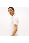 Tommy Hilfiger Mens Off-White Hidden Placket Polo Shirt