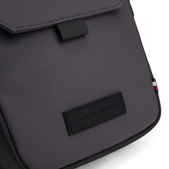 Tommy Hilfiger Mens Grey Seasonal Mini Reporter Bag main image