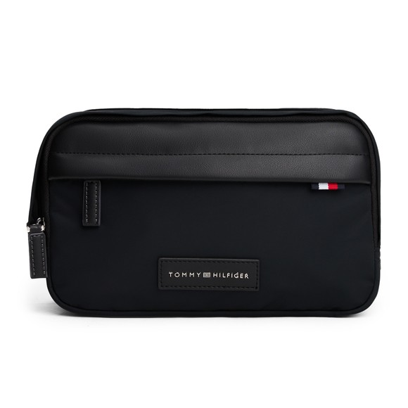 Tommy Hilfiger Mens Black Nylon Washbag main image