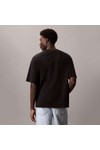 Calvin Klein Jeans Mens Black Micro Monologo T-Shirt