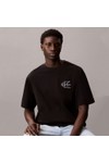 Calvin Klein Jeans Mens Black Micro Monologo T-Shirt