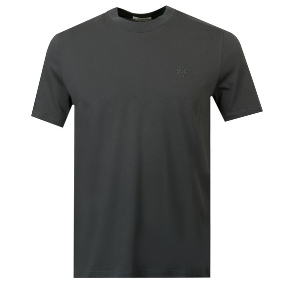 Jacob Cohen Mens Grey Giroccolo Rubber Logo T-Shirt main image