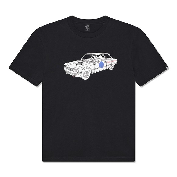 Deus Ex Machina Mens Black 323 Rallyeye T Shirt main image