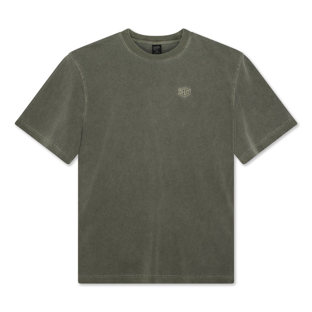 Shield Garment Dyed T Shirt
