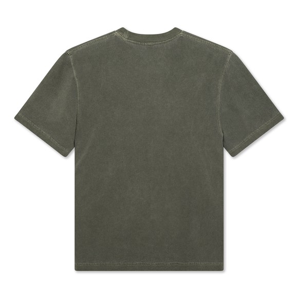 Deus Ex Machina Mens Green Shield Garment Dyed T Shirt main image