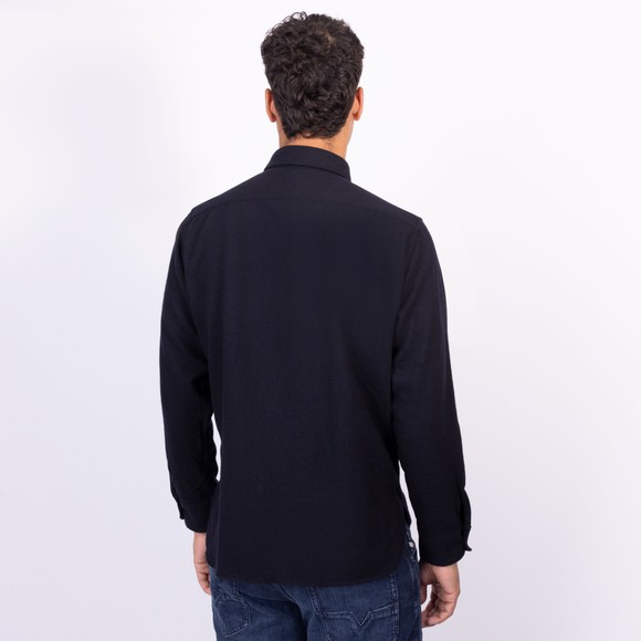 Hartford Mens Blue Woven AW25 Percey Shirt main image