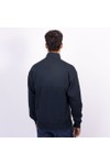 Colorful Standard Mens Blue Quarter Zip Sweatshirt