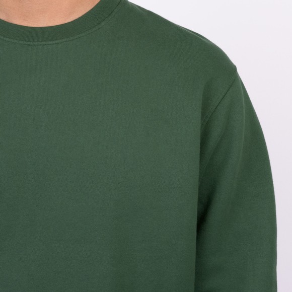 Colorful Standard Mens Green Organic Crew Sweatshirt main image