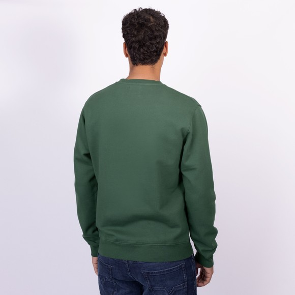 Colorful Standard Mens Green Organic Crew Sweatshirt main image
