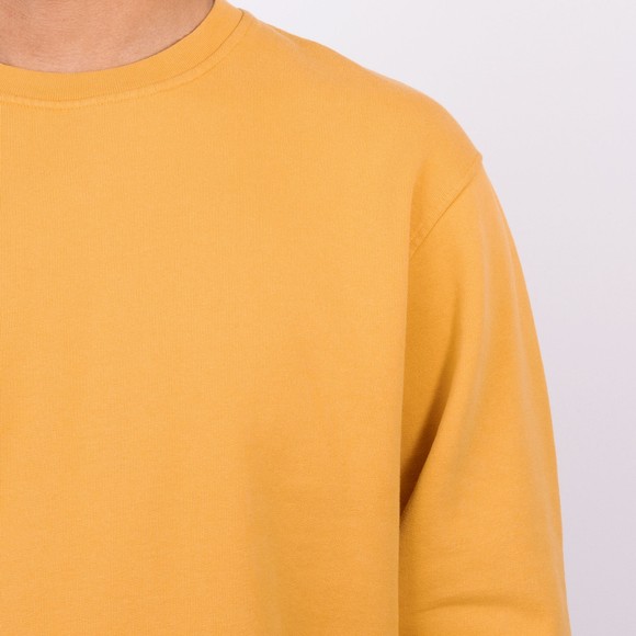 Colorful Standard Mens Yellow Organic Crew Sweatshirt main image