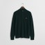 Cotton Merino Ribbed Half Zip Jumper