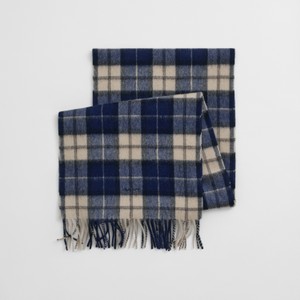 Checked Wool Scarf