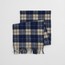 Checked Wool Scarf