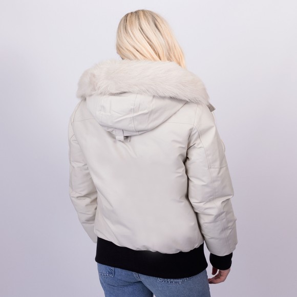 Moose Knuckles Womens Off-White Debbie Bomber Neoshear main image