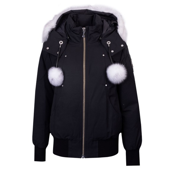 Moose Knuckles Womens Black Debbie Bomber Neoshear main image