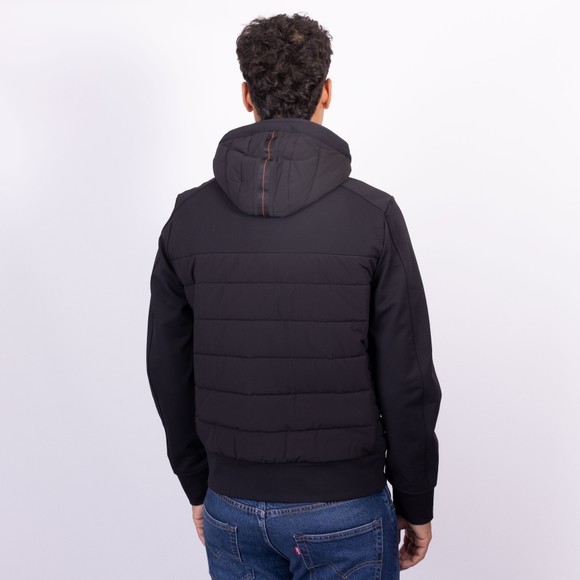 Parajumpers Mens Black Manfred Hooded Jacket main image