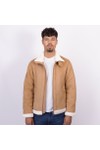 Pretty Green Mens Beige Ashcroft Flight Jacket