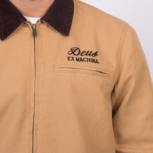 Deus Ex Machina Mens Yellow Address Workwear Jacket main image