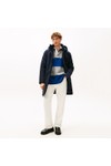 Tommy Hilfiger Mens Blue Tech Hooded Padded Parka