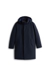 Tommy Hilfiger Mens Blue Tech Hooded Padded Parka