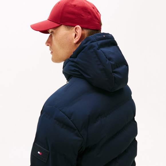 Tommy Hilfiger Mens Blue Tech Heat Sealed Jacket
