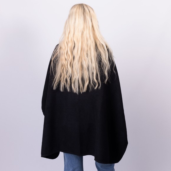 Rino & Pelle Womens Black Marwa Cape #3