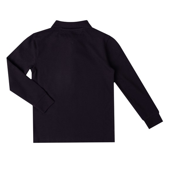 Tommy Hilfiger Kids Boys Black Long Sleeve Regular Polo Shirt main image