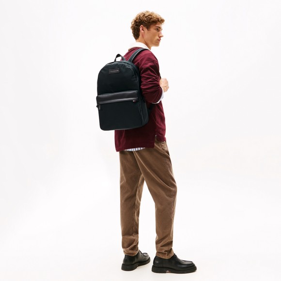 Tommy Hilfiger Mens Black Nylon Daily Backpack main image