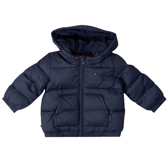 Tommy Hilfiger Kids Boys Blue Puffer Jacket main image