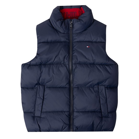 Tommy Hilfiger Kids Boys Blue Essential Padded Gilet main image