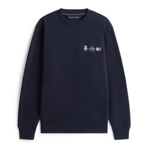 Small Crest Outline Crewneck Sweatshirt