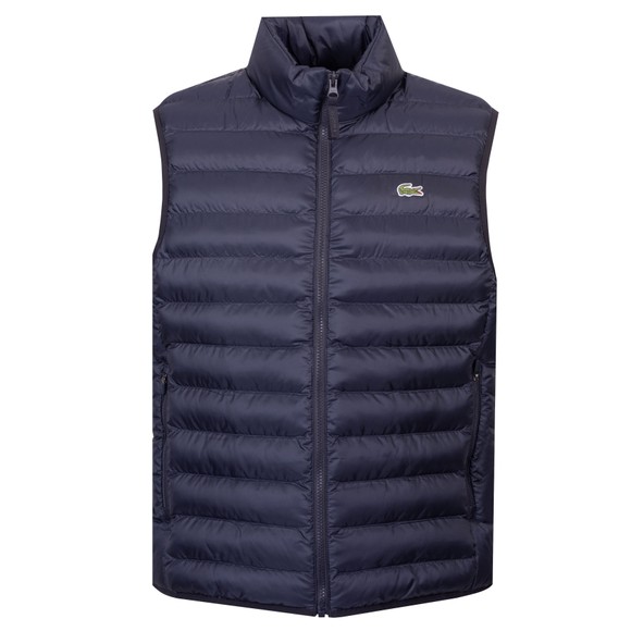 Lacoste Mens Blue Water-Repellent Puffer Gilet main image