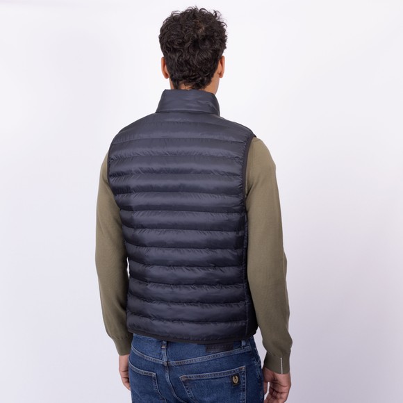 Lacoste Mens Blue Water-Repellent Puffer Gilet main image