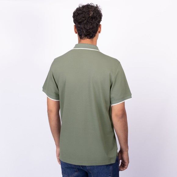 Belstaff Mens Green Tipped Polo Shirt main image