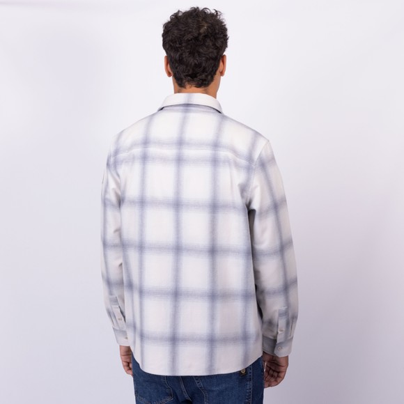 Belstaff Mens Grey Outpost Flannel Shirt main image