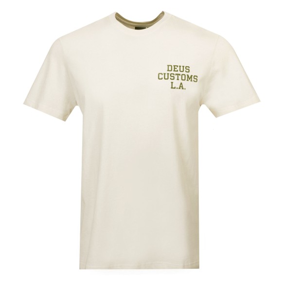 Deus Ex Machina Mens Beige Quickbeak T Shirt main image