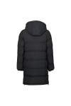 Luke 1977 Mens Black Auckland Long Quilted Jacket