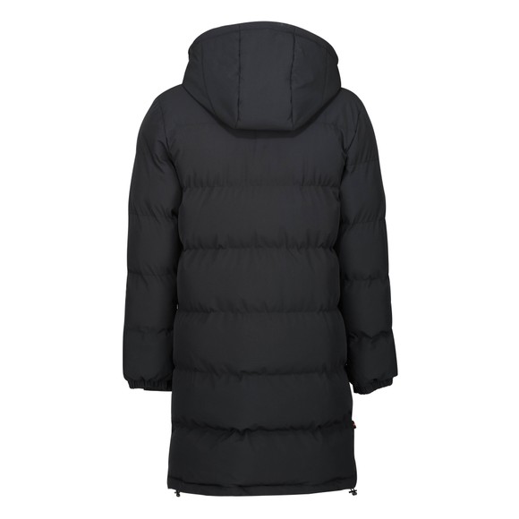 Luke 1977 Mens Black Auckland Long Quilted Jacket main image