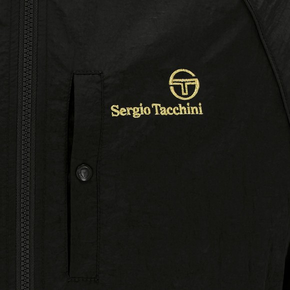 Sergio Tacchini Mens Black Maldini Hooded Jacket main image